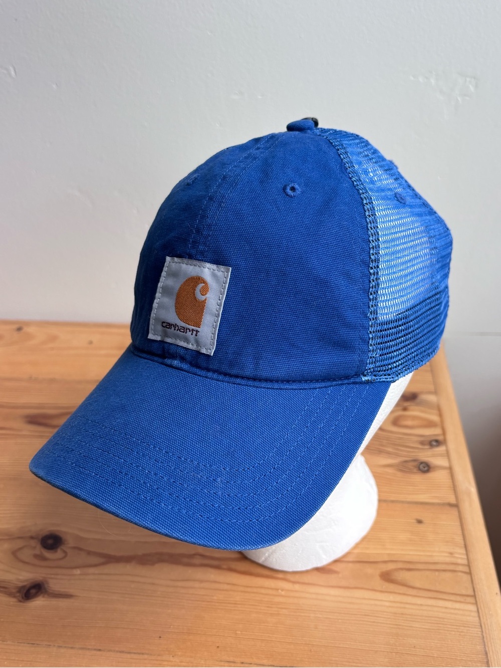 NEW Carhartt Trucker Mesh Hat‎ Snapback Adjustable Cap Blue Buffalo One Size